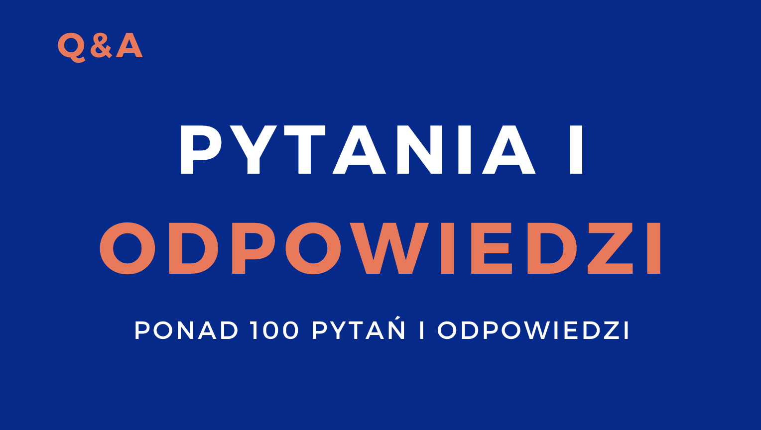 Pytania i odpowiedzi